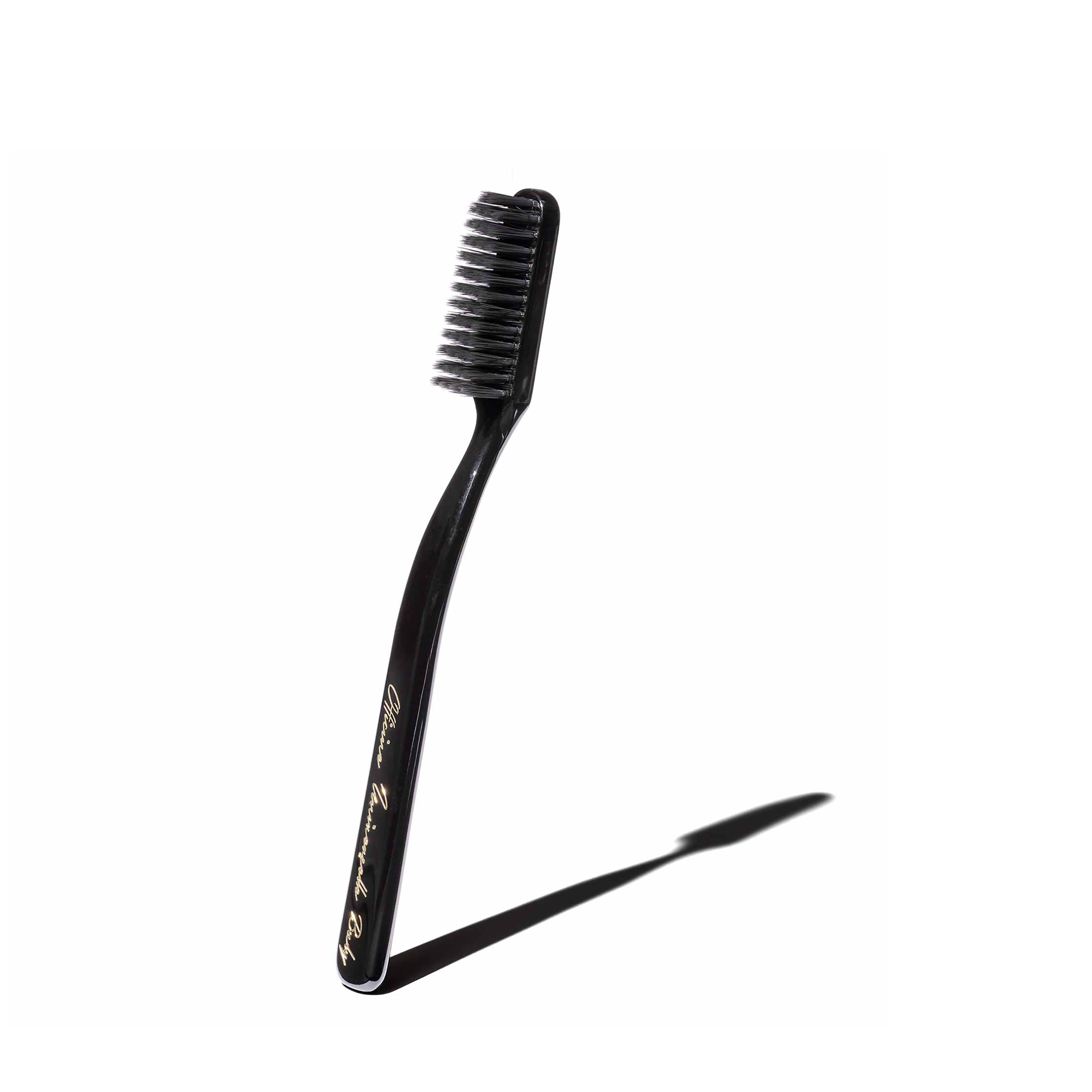 光沢仕上げ歯ブラシ(ホワイトまたはブラック)