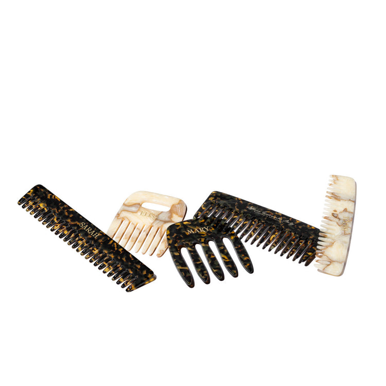 Family or Handle Combs with Wide & Long Teeth