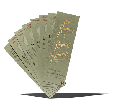 香りの見本帳〈ニュアンシェ・オルファクティフ〉レ・ジャルダン・フランセコレクションの香り